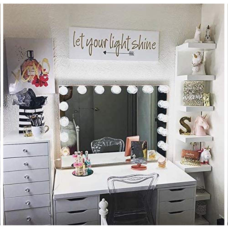 Impressions Vanity Hollywood Glow Pro Vanity Mirror Rose Gold